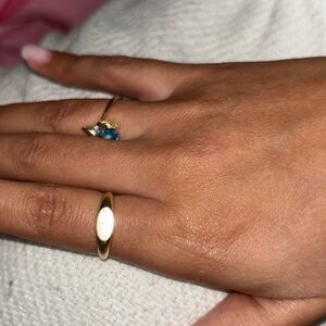 14k Solid Gold signet ring